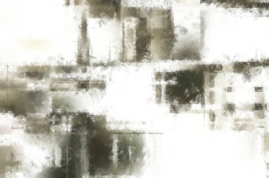 Modern sanat. Renkli çağdaş sanat eserleri. Renkli boya darbeleri. Soyut arkaplanda fırça darbeleri. Fırça boyası. Eşsiz duvar sanatı.