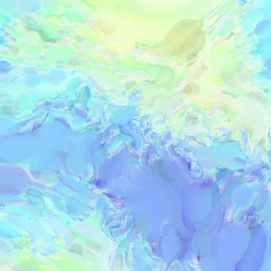 El yapımı sürreal soyut desenli suluboya. Modern sanatsal resim. 2D çizim. Arkaplan boyası karışımı. Yaratıcı duvar sanatı. Çağdaş sanat.