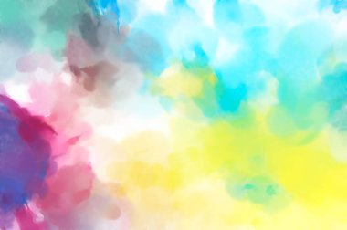 El yapımı sürreal soyut desenli suluboya. Modern sanatsal resim. 2D çizim. Arkaplan boyası karışımı. Yaratıcı duvar sanatı. Çağdaş sanat