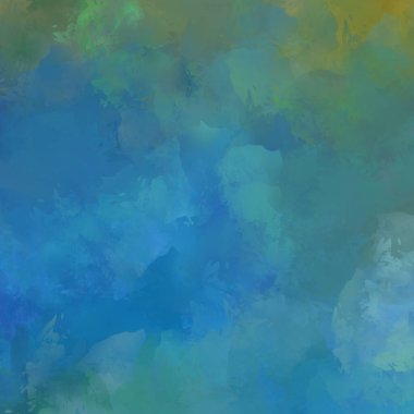 Canlı fırça darbeleriyle boyanmış. Renkli desenli resim. Fırçalanmış duvar kağıdını boya.