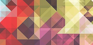 Üçgen arka planda üst üste dizayn ediliyor. Soyut geometrik duvar kağıdı. Geometrik renkli üçgen şekiller.