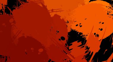 Sanatsal soyut arkaplan. Doku boyalı duvar kağıdı. Boya darbeleriyle yaratıcı bir illüstrasyon. Fırça desenli resim.