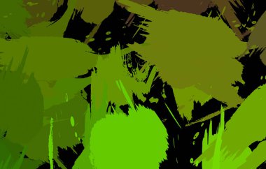 Sanatsal soyut arkaplan. Doku boyalı duvar kağıdı. Boya darbeleriyle yaratıcı bir illüstrasyon. Fırça desenli resim.