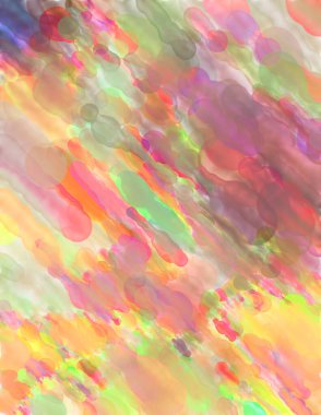 Çağdaş sanat. El yapımı resim. Modern sanat eserleri. Yüzeyde suluboya fırça darbeleriyle resim yapmak. 2D çizim. Sanatsal arkaplan resmi. Tablo üzerinde soyut resim. Renkli doku.