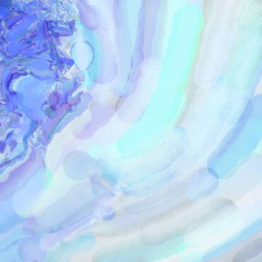 Çağdaş sanat. El işçiliğinin renkli dokusu. Modern resim. Yüzeyde suluboya vuruşlar. Sanatsal arkaplan resmi. Tablo üzerinde soyut resim. Fırça darbeleri. 