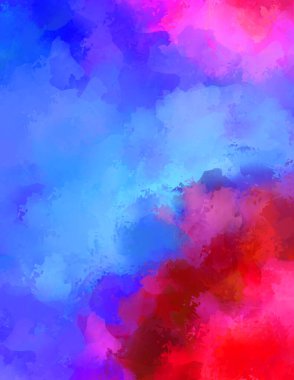 Taranmış Boyalı Soyut Arkaplan. Fırça darbesi ile boyanmış. Sanatsal canlılık ve renkli duvar kağıdı.