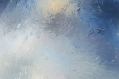 Canlı fırça darbeleriyle boyanmış. Renkli desenli resim. Fırçalanmış duvar kağıdını boya.