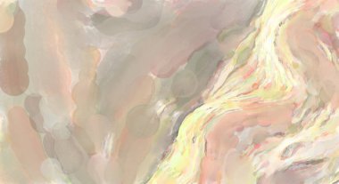 Çağdaş sanat. El yapımı resim. Modern sanat eserleri. Yüzeyde suluboya fırça darbeleriyle resim yapmak. 2D çizim. Sanatsal arkaplan resmi. Tablo üzerinde soyut resim. Renkli doku.