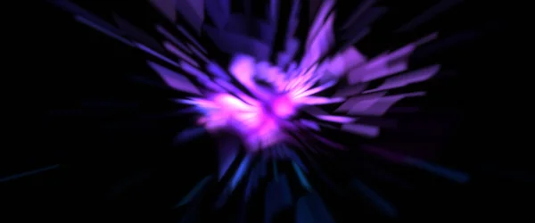 Lette Partikelspor Lyseksplosionsstjerne Med Glødende Partikler Linjer Smukke Bevægelige Abstrakte - Stock-foto
