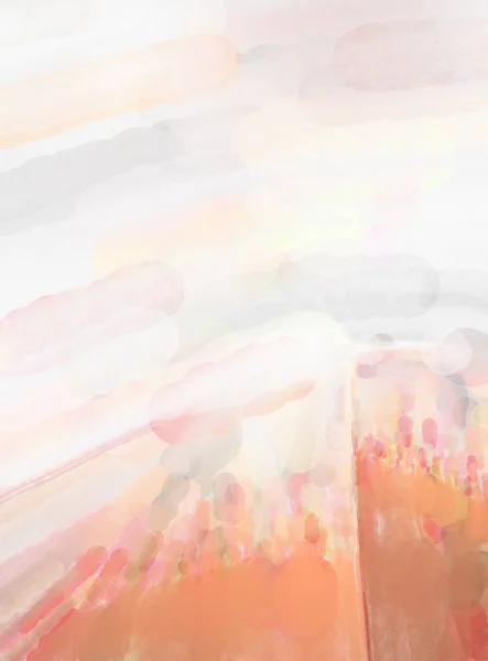 Akvarel Abstraktní Malba Pastelovými Barvami Pro Plakát Nástěnné Umění Banner — Stock fotografie