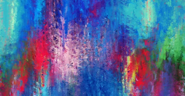 Modern sanat. Renkli çağdaş sanat eserleri. Renkli boya darbeleri. Soyut arkaplanda fırça darbeleri. Fırça boyası. Eşsiz duvar sanatı.