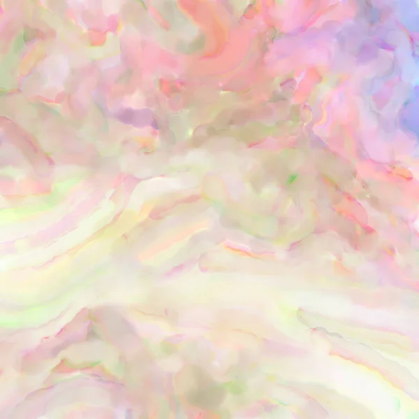 Acuarela Pintura Abstracta Con Colores Pastel Ilustración Pintada Color Suave — Foto de Stock