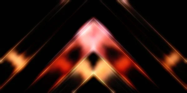 Αφηρημένο Λαμπερό Γεωμετρικό Φόντο Φώτα Συμμετρική Απεικόνιση Φράκταλ Διακομίζοντας Λαμπερά — Φωτογραφία Αρχείου