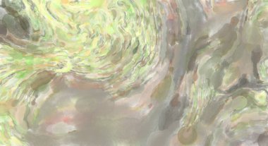 Poster, duvar sanatı, afiş, kart, kitap kapağı veya ambalaj için pastel renkli suluboya resim. Alkol mürekkebini andıran rahatlatıcı fırça darbelerinin modern resmi.