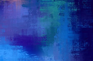 Çapraz vahşi fırça darbeleriyle arka plan. Renkli ve canlı bir tasvir. Boyalı sanat. Yaratıcı soyut resim.