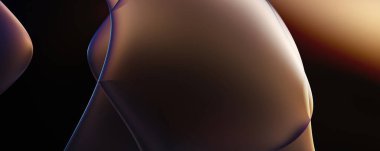 Soyut arkaplan. Değişken renk değişim dalgaları, dinamik hareketlerle. Işık dalgalarının neon renkli soyut tasarımı. Duvar kağıdı, afiş, arkaplan, kart, kitap illüstrasyonu, web sitesi.