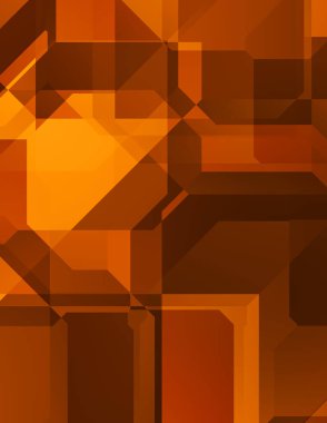 Renkli ve canlı geometrik şekiller katmanları var. Bir teknoloji planının dijital illüstrasyonu. Gelecekçi tasarım şablonu.