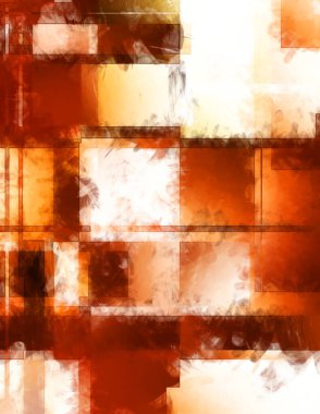 Modern sanat. Renkli çağdaş sanat eserleri. Renkli boya darbeleri. Soyut arkaplanda fırça darbeleri. Fırça boyası. Eşsiz duvar sanatı.