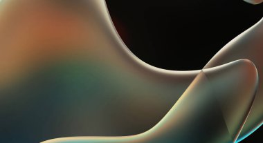 Soyut arkaplan. Değişken renk değişim dalgaları, dinamik hareketlerle. Işık dalgalarının neon renkli soyut tasarımı. Duvar kağıdı, afiş, arkaplan, kart, kitap illüstrasyonu, web sitesi.