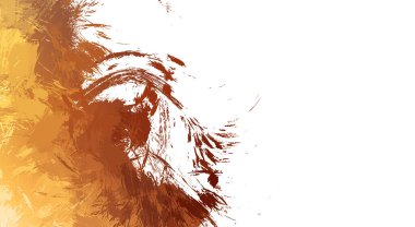 Taranmış Boyalı Soyut Arkaplan. Vahşi kaotik fırça darbeleri. Boya darbeleri. 2D İllüstrasyon. Fırça darbeli resim. 