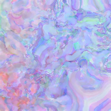 Pastel renklerde suluboya resim. Poster, duvar sanatı, afiş, kart, kitap kapağı ya da ambalaj için rahatlatıcı kompozisyonun yumuşak renkli çizimi. Modern fırça darbeleri resim.