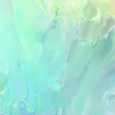 El yapımı sürreal soyut desenli suluboya. Modern sanatsal resim. 2D çizim. Arkaplan boyası karışımı. Yaratıcı duvar sanatı. Çağdaş sanat.