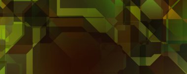 Soyut geometrik duvar kağıdı. Geometrik renkli şekiller. Çokgen arka plan. Bir teknolojinin dijital illüstrasyonuName.