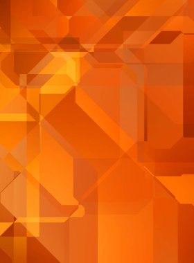 Renkli ve canlı geometrik şekiller katmanları var. Bir teknoloji planının dijital illüstrasyonu. Gelecekçi tasarım şablonu.