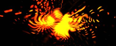 Işık parçacık izleri. Parlayan parçacıkları ve çizgileri olan ışık patlaması yıldızı. Güzel hareketli soyut ışın arkaplanı.