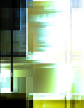 Renkli ve canlı geometrik şekiller katmanları var. Bir teknoloji planının dijital illüstrasyonu. Gelecekçi tasarım şablonu.