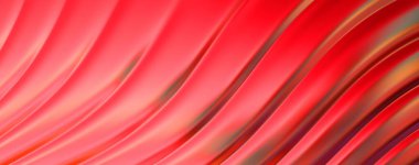 Soyut arkaplan. Renkli dalgalı yansıtıcı duvar kağıdı. Duvar kağıdı, afiş, arkaplan, kart, kitap kapağı veya web sitesi için grafiksel resimleme.