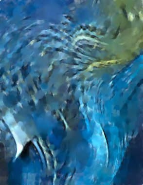 Modern sanat. Renkli çağdaş sanat eserleri. Renkli boya darbeleri. Soyut arkaplanda fırça darbeleri. fırça boyası.