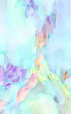 Yüzeyde suluboya vuruşlar. Sanatsal arkaplan resmi. Tablo üzerinde soyut resim. Fırça darbeleri. Çağdaş sanat. El işçiliğinin renkli dokusu. Modern resim.