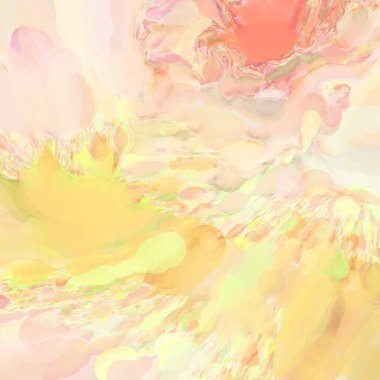 Çağdaş sanat. El işçiliğinin renkli dokusu. Modern resim. Yüzeyde suluboya vuruşlar. Sanatsal arkaplan resmi. Tablo üzerinde soyut resim. Fırça darbeleri. 