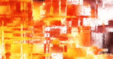 Modern sanat. Renkli çağdaş sanat eserleri. Renkli boya darbeleri. Soyut arkaplanda fırça darbeleri. Fırça boyası. Eşsiz duvar sanatı.