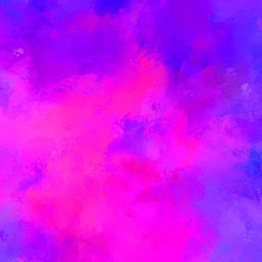 Canlı fırça darbeleriyle boyanmış. Renkli desenli resim. Fırçalanmış duvar kağıdını boya.