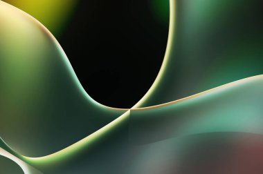 Soyut arkaplan. Değişken renk değişim dalgaları, dinamik hareketlerle. Işık dalgalarının neon renkli soyut tasarımı. Duvar kağıdı, afiş, arkaplan, kart, kitap illüstrasyonu, web sitesi.