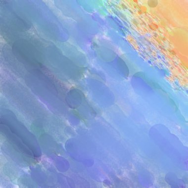 El yapımı sürreal soyut desenli suluboya. Modern sanatsal resim. 2D çizim. Arkaplan boyası karışımı. Yaratıcı duvar sanatı. Çağdaş sanat.