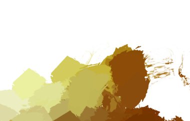 Taranmış Boyalı Soyut Arkaplan. Vahşi kaotik fırça darbeleri. Boya darbeleri. 2D İllüstrasyon. Fırça darbeli resim. 