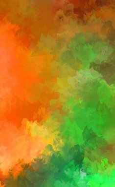 Modern sanat. Taranmış Boyalı Soyut Arkaplan. Fırça darbesi ile boyanmış. Boya darbeleri. 2B Görüntü.