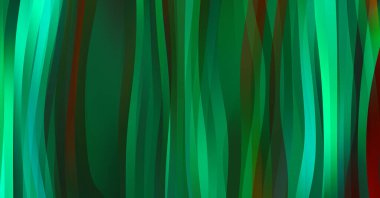 Soyut arkaplan. Renkli dalgalı tasarım duvar kağıdı. yaratıcı grafik 2D çizim. Dinamik şekilli modaya uygun sıvı örtüsü.