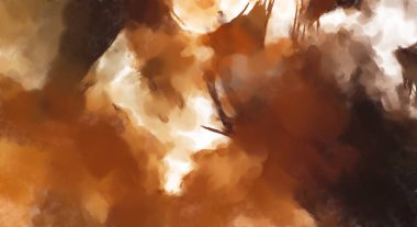 El yapımı sürreal soyut desenli suluboya. Modern sanatsal resim. 2D çizim. Arkaplan boyası karışımı. Yaratıcı duvar sanatı. Çağdaş sanat