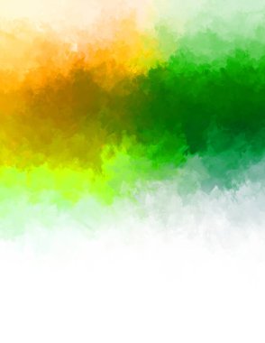 Yaratıcı soyut resim. Artistik fırça darbeleriyle donatılmış. Renkli ve canlı bir illüstrasyon. boyalı sanat.