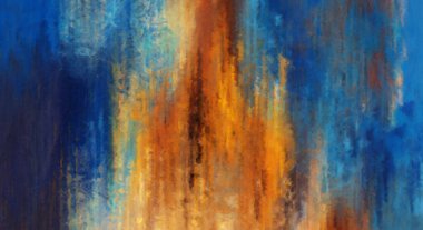 Modern sanat. Renkli çağdaş sanat eserleri. Renkli boya darbeleri. Soyut arkaplanda fırça darbeleri. Fırça boyası. Eşsiz duvar sanatı.