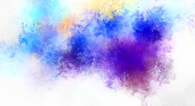 Taranmış Boyalı Soyut Arkaplan. Fırça darbesi ile boyanmış. Sanatsal canlılık ve renkli duvar kağıdı.