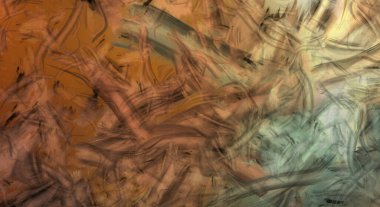 Modern sanat. Taranmış Boyalı Soyut Arkaplan. Fırça darbesi ile boyanmış. Boya darbeleri. 2B Görüntü