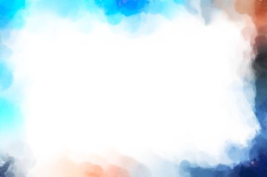 Yüzeyde suluboya vuruşlar. Sanatsal arkaplan resmi. Tablo üzerinde soyut resim. Fırça darbeleri. Çağdaş sanat. El işçiliğinin renkli dokusu. Modern resim.