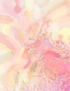 2D çizim. Sanatsal arkaplan resmi. Tablo üzerinde soyut resim. Çağdaş sanat. El yapımı resim. Renkli doku. Modern sanat eserleri. Yüzeyde suluboya fırça darbeleriyle boyama.