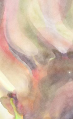 El yapımı sürreal soyut desenli suluboya. Modern sanatsal resim. 2D çizim. Arkaplan boyası karışımı. Yaratıcı duvar sanatı. Çağdaş sanat