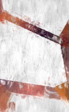 Soyut arkaplanda pürüzlü fırça darbeleri. Fırça boyası. Renkli boya darbeleri. Eşsiz duvar sanatı. Tuvaldeki modern sanat. Renkli çağdaş sanat eserleri. 